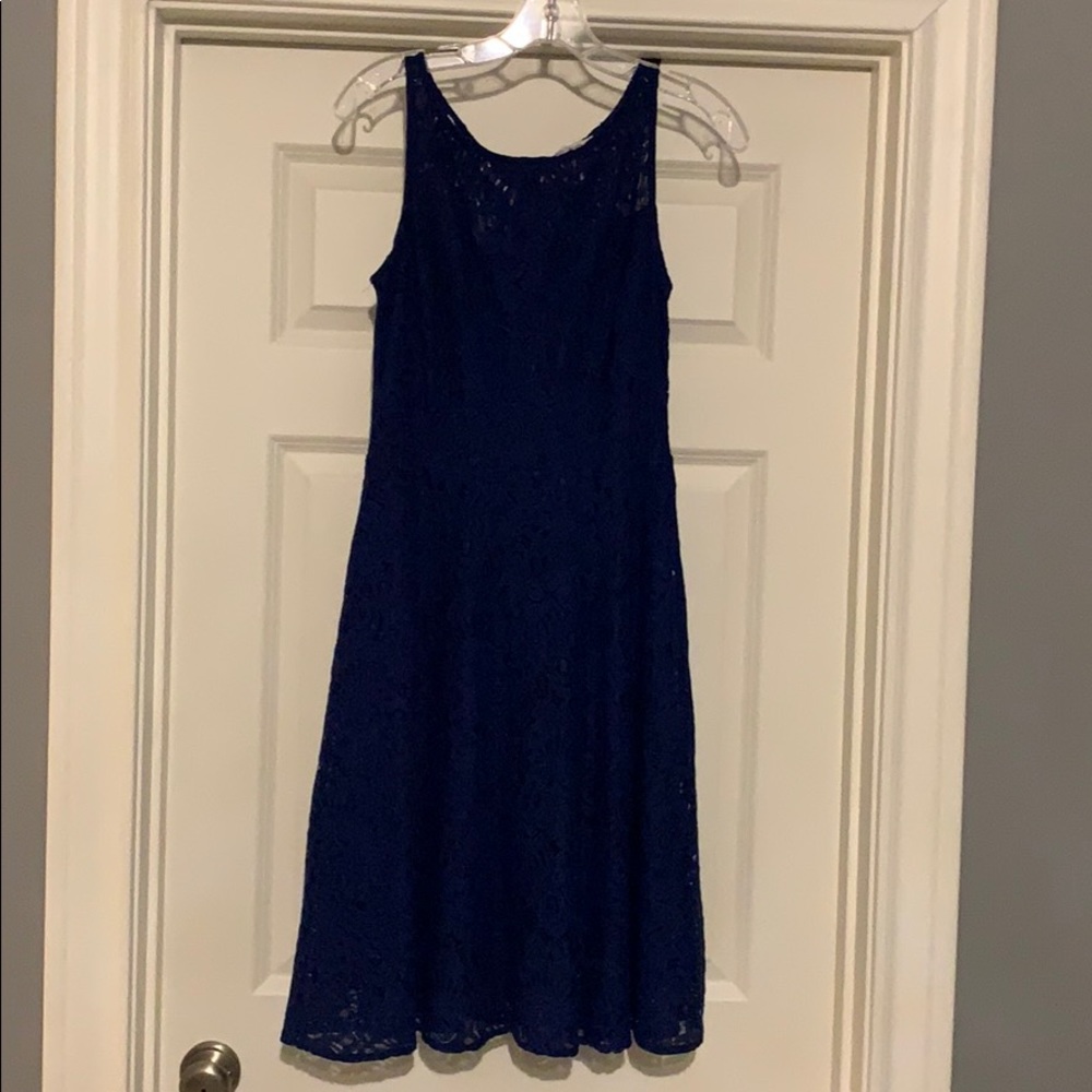 Blue lace dress - White House Black Market